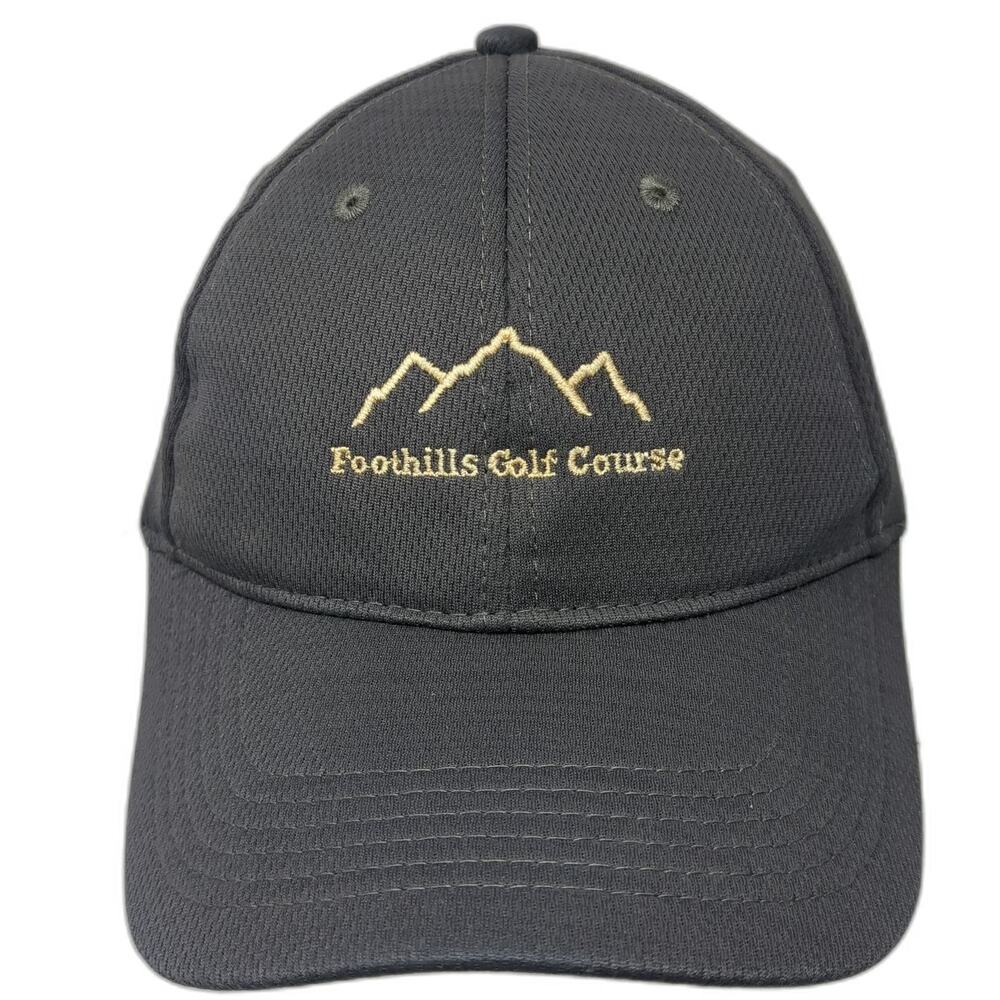 Sport-Tek Baseball Cap Gray One Size Foothills Golf Course Strapback Hat